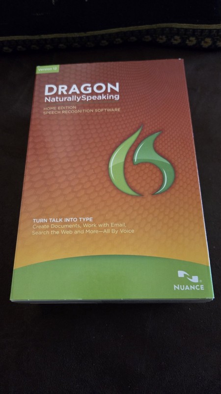 Nuance Dragon Naturally Speaking 12 Home Edition Speech Recognition Software App