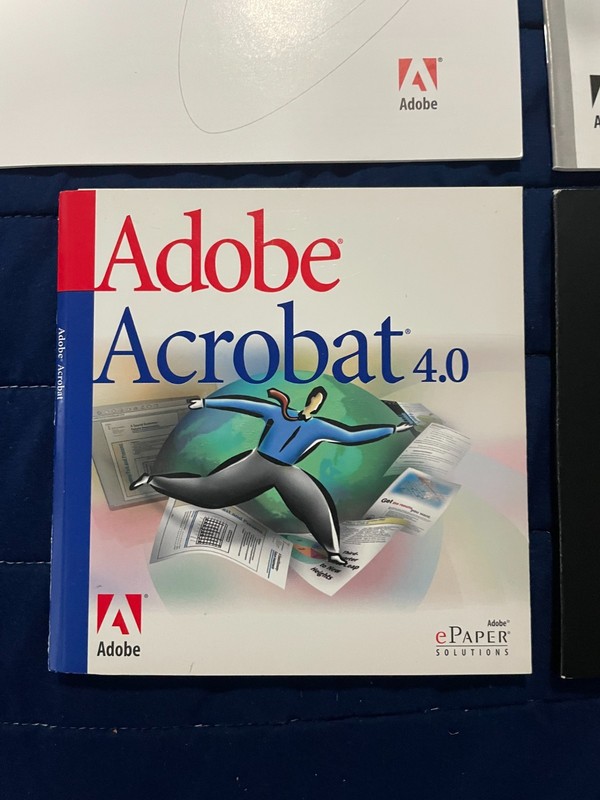 Vintage Adobe Acrobat 4.0 Manuals Product Sampler CD Software Paperwork Lot 2001 gallery