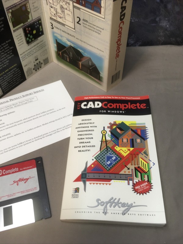 Key CAD Complete Manual Windows Design Instruction Software DIY Building 3.5” gallery