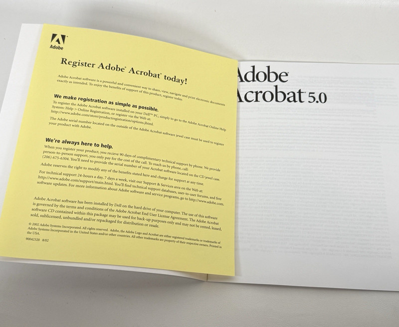 Adobe Acrobat 5.0 for Windows (New - Sealed) with Booklet gallery