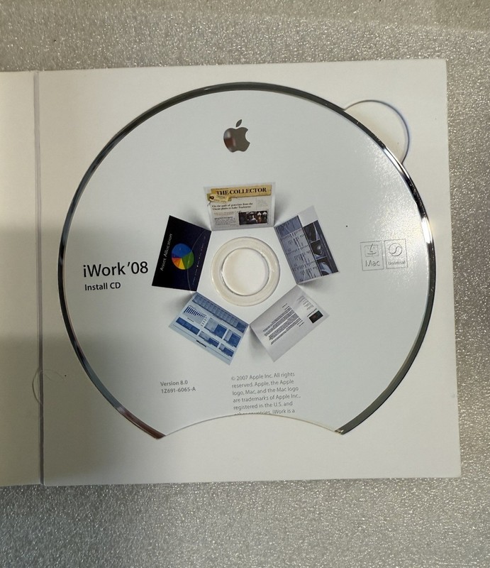 Apple iWork '08 And iLife Answers ‘08 Disks Manuals Open Box gallery