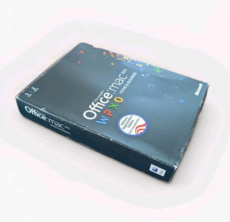 Microsoft Office: Mac 2011 Home & Business DVD-rom, + Key, READ DESCRIPTION!