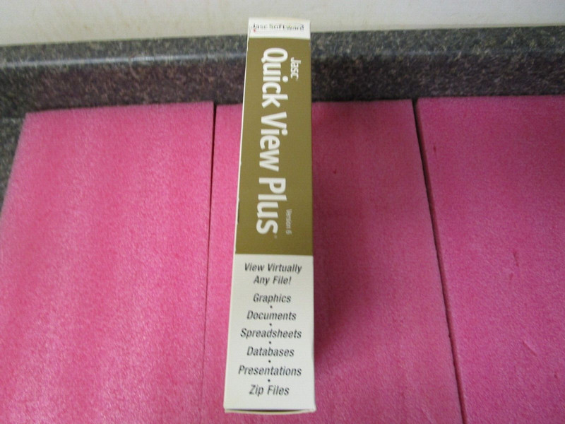 Jasc Quick View Plus Version 6 in Retail Box, CD is Factory Sealed in Case gallery