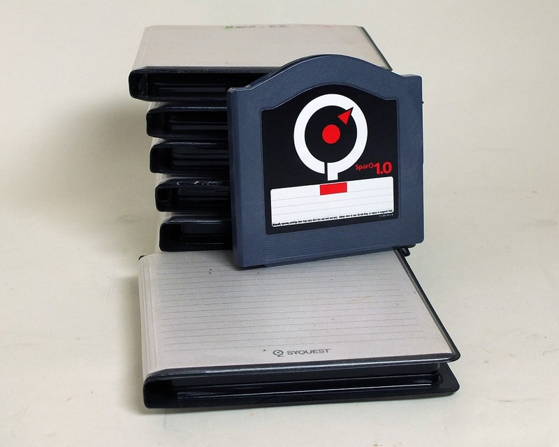 Syquest SparQ 1.0GB Disk set of 10x Used PC Formatted