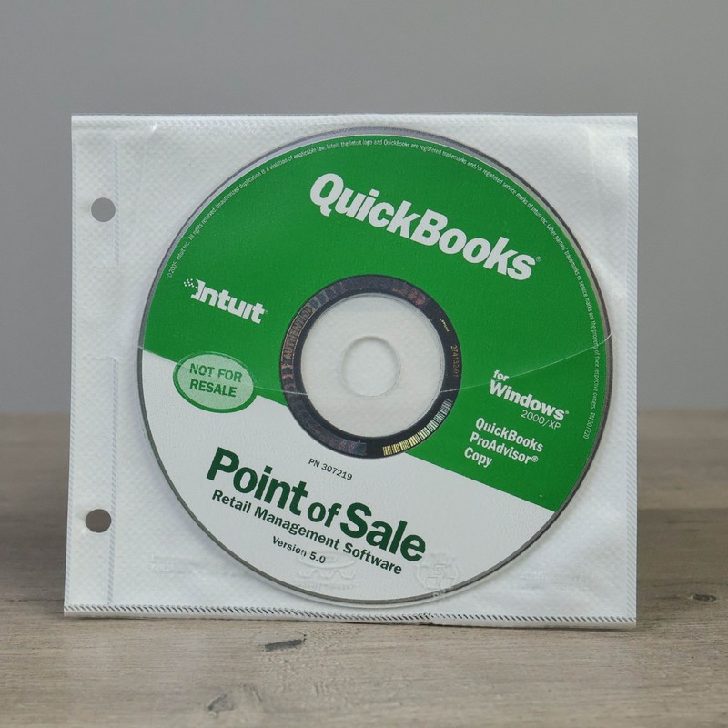Intuit Quickbooks Point of Sale v 5.0 POS for Windows 2000/XP Disc & Key