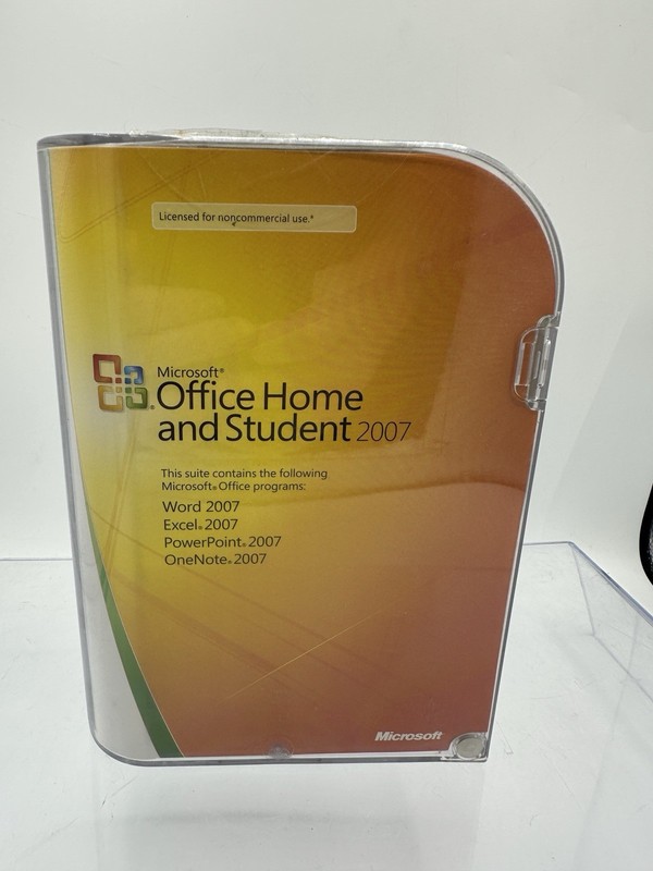 Microsoft Office Home Student 2007 w/ Case Product Key Open Box