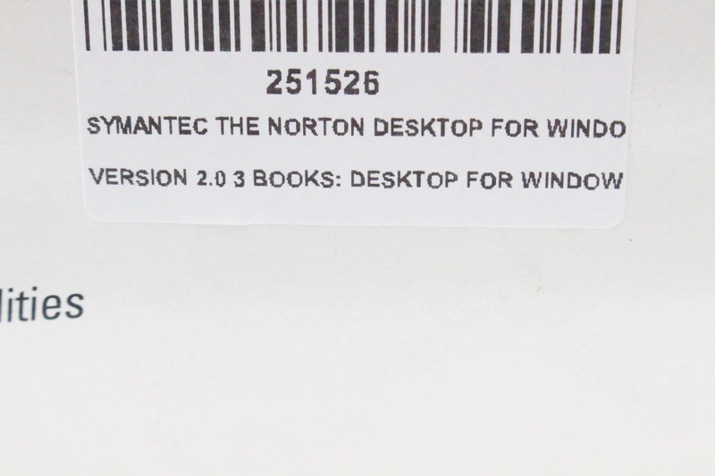 Symantec The Norton Desktop for Windows Utilities Software V2.0 RETAIL BIG BOX gallery