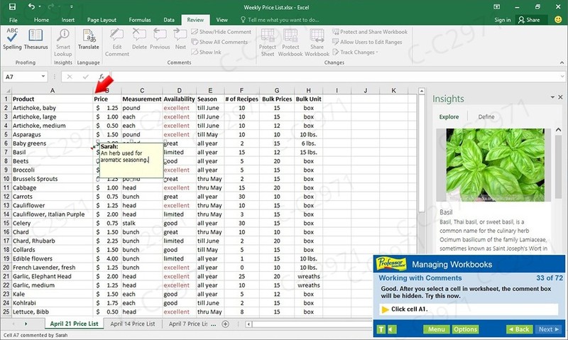 Professor Teaches Online Library Train for MS Office, QuickBooks, Windows 10 NEW gallery