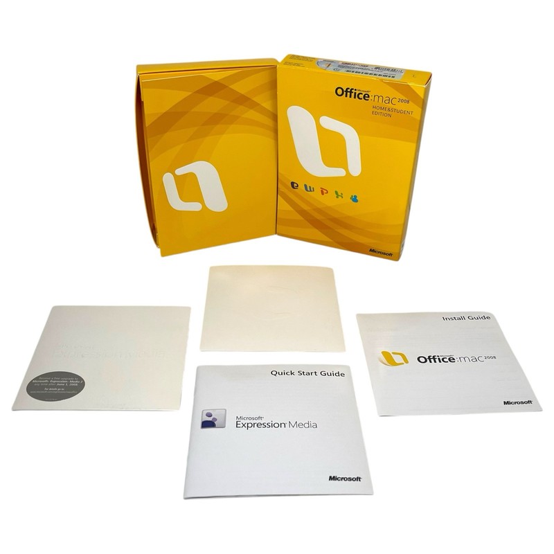 Microsoft Office Mac 2008 Home & Student Edition With Product Keys