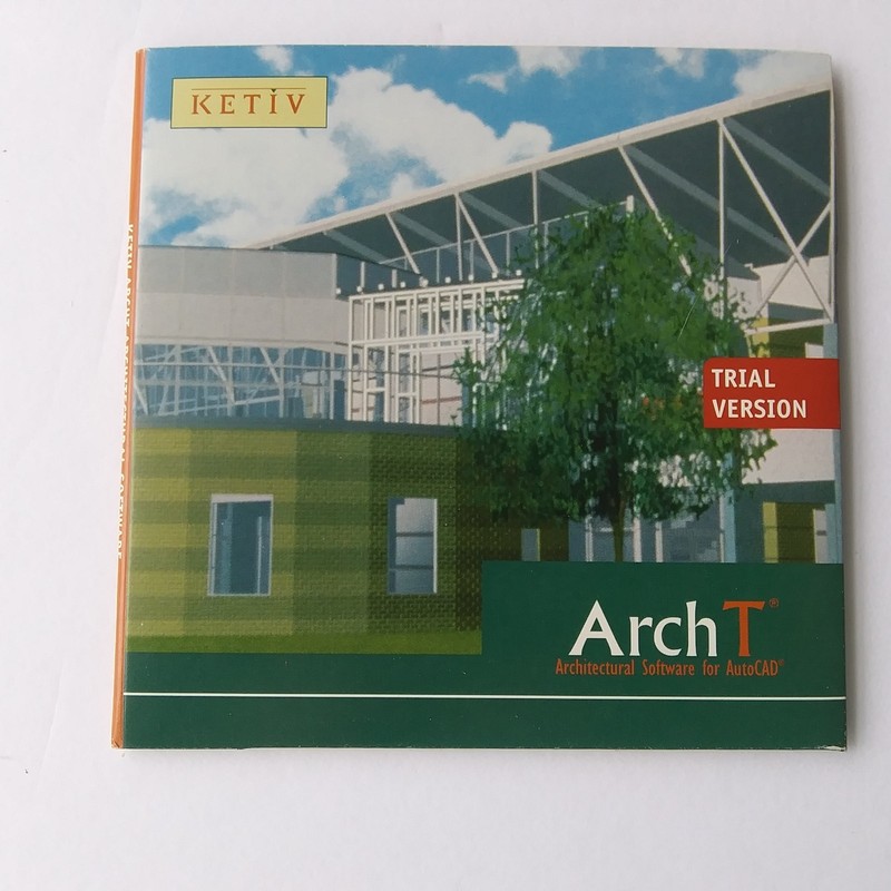 KETIV ArchT AutoCAD Architectural Software CD Trial Version w Case 1997