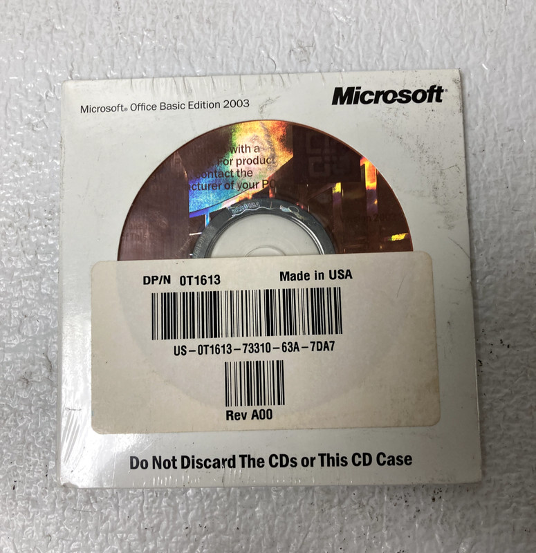 Microsoft Office 2003 Basic Edition 0T1613