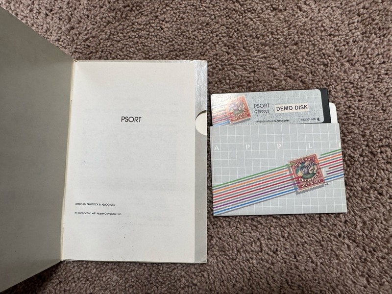 VTG APPLE II RARE DEALER DEMONSTRATION PACKAGE SPECIAL DELIVERY SOFTWARE LOOK gallery