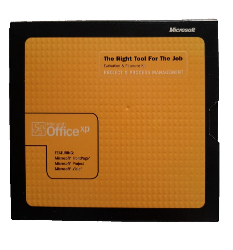 Microsoft Office XP featuring Front Page, Projects, and Visio gallery